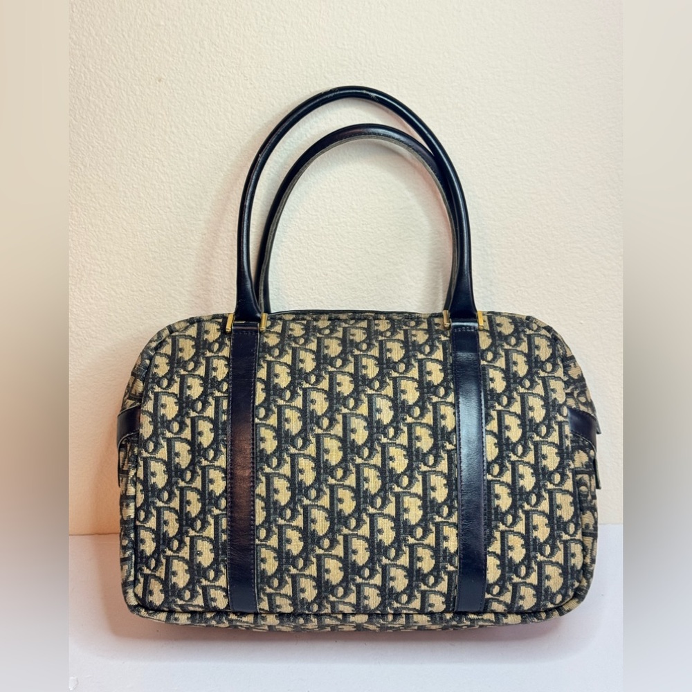 CHRISTIAN DIOR Diorissimo Top Handle Bag Vintage - Picture 9 of 13